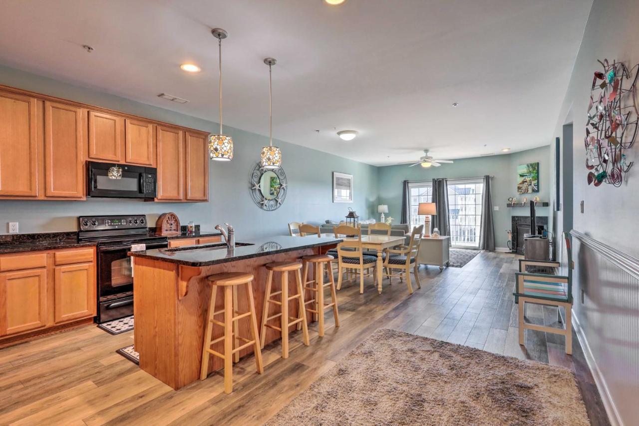 Downtown Ocean City Condo Balcony With Inlet View Exterior photo