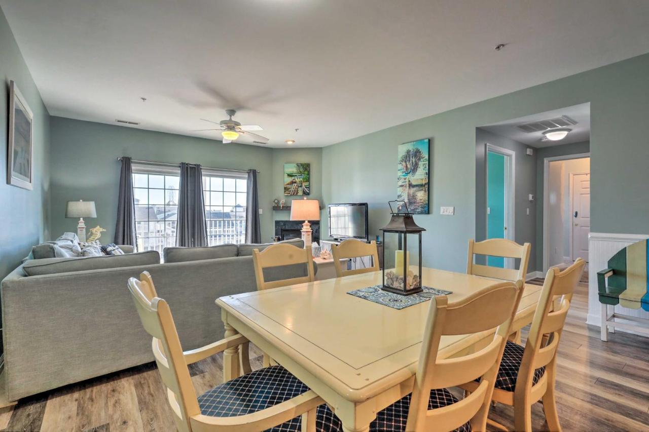Downtown Ocean City Condo Balcony With Inlet View Exterior photo