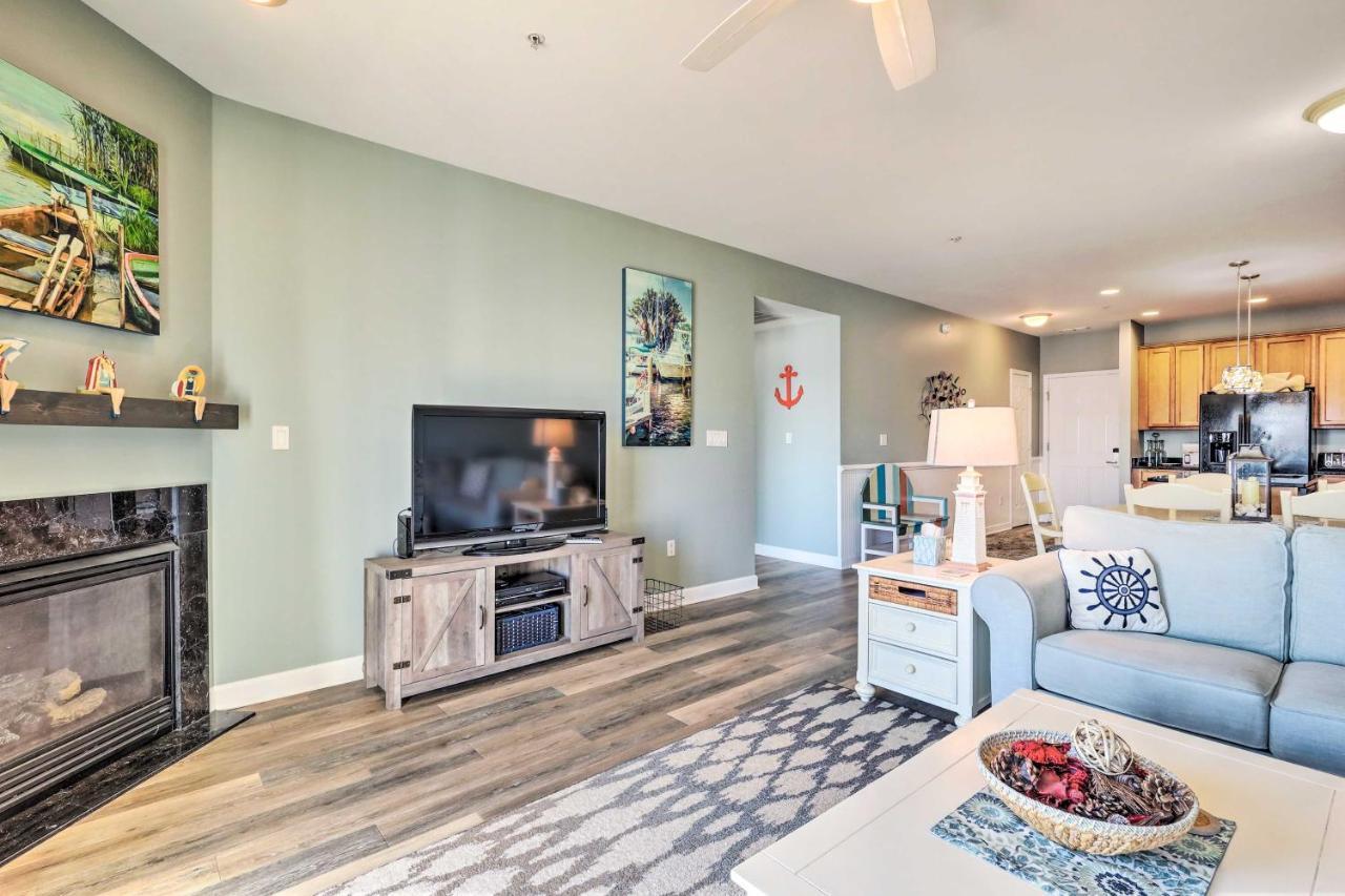 Downtown Ocean City Condo Balcony With Inlet View Exterior photo