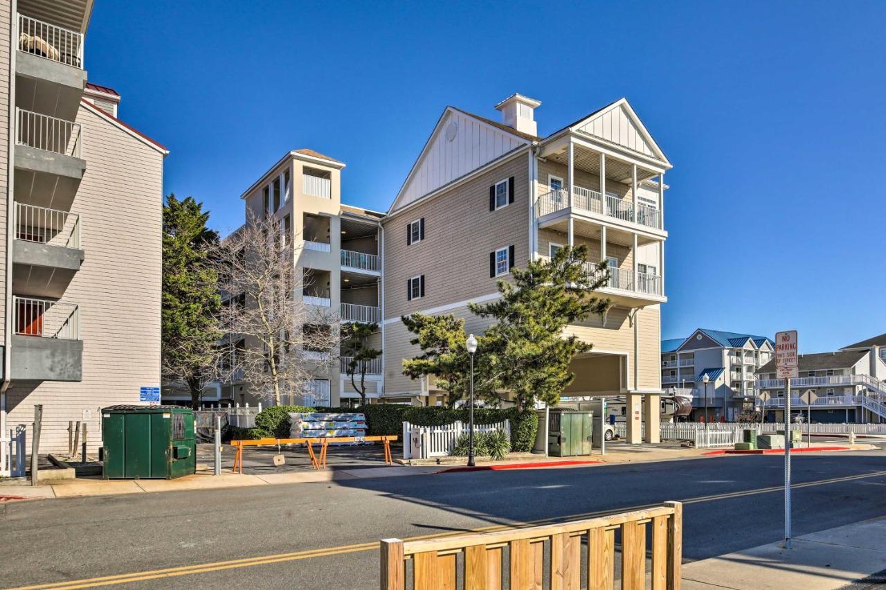 Downtown Ocean City Condo Balcony With Inlet View Exterior photo